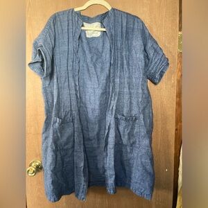 Not Perfect Linen wool/linen blend duster